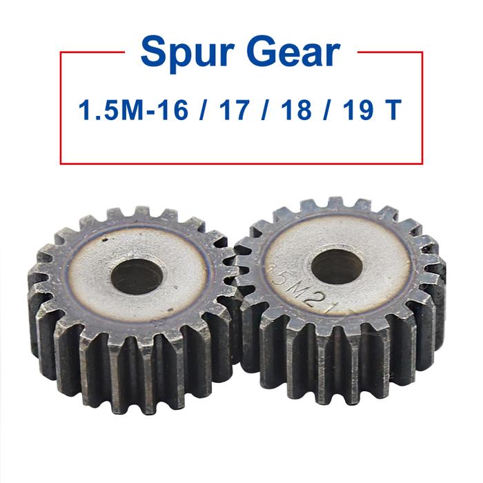 1 Piece 1.5M Spur Gear 16/17/18/19T Teeth 8 mm Process Hole Gear