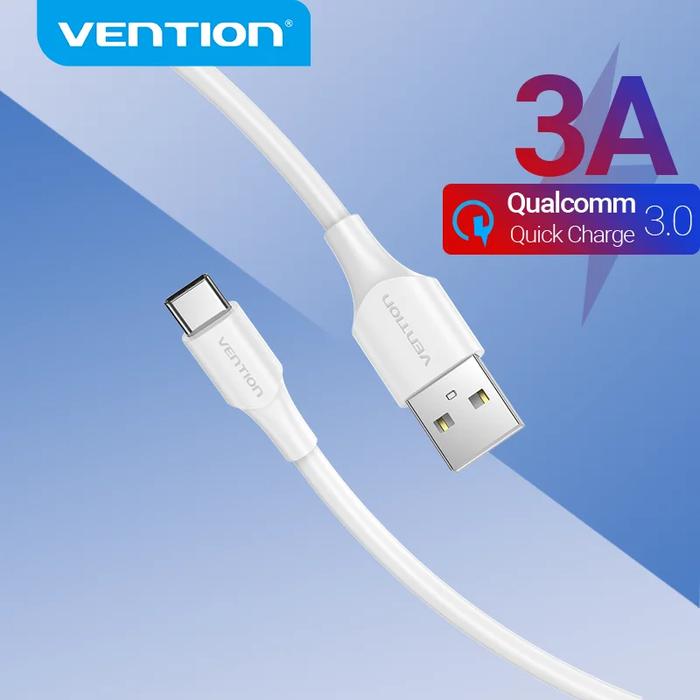 Vention Type C Cable 3A USB C Cable for Samsung S21 Xiaomi Type C Charging Cable Phone Accessories U