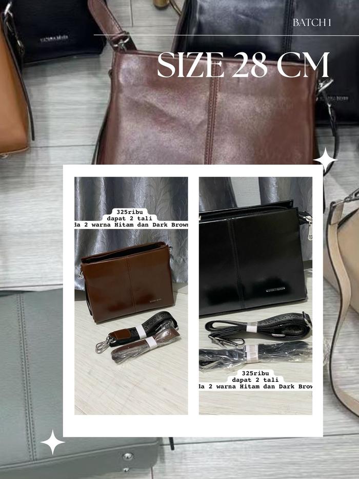 Alton Glossy Bag 28 Cm - Ready Stock Quigley Corners