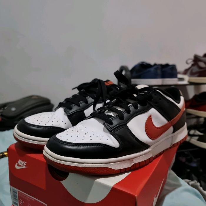 Nike Dunk Low Retro Dragon Red-Black Original Resmi Second Good Condition, EUR 43, 27.5cm