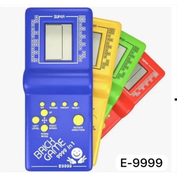 Mainan Game Jadul Tetris Balok Mini Gamebot Gimbot Brick Game 998
