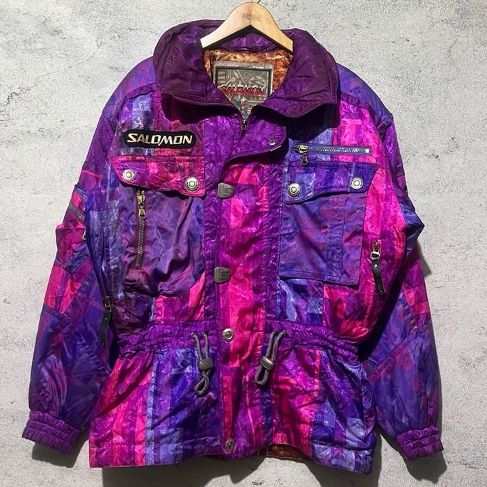 Salomon racing jacket multicolor hidden hoodie