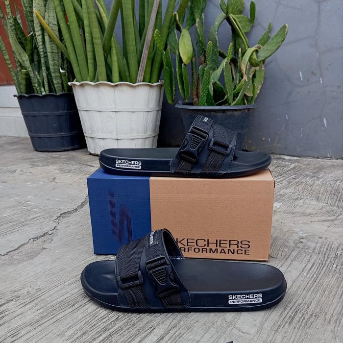 SANDAL JUMBO SKECHERS PRIA TERBARU SIZE 43 - 50