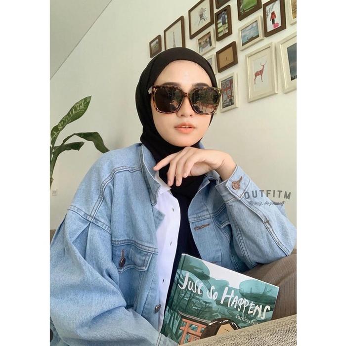 Outfitm Zayn Jacket Jeans - Jaket Jeans Wanita