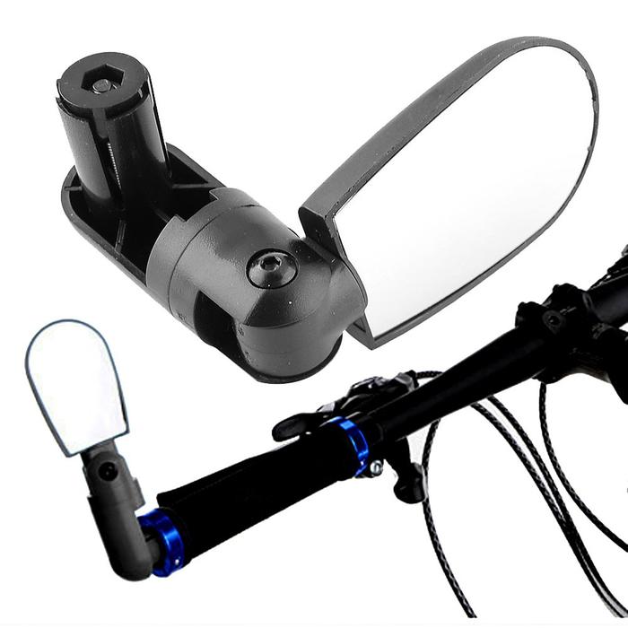 Kaca Spion Sepeda 360 Rotate Handlebar Bike Mirror Rotasi Dapat Diputar Spion Sepeda Spion Sepeda Gu
