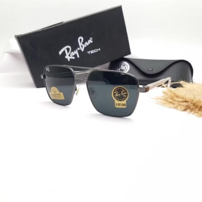 Ray-Ban Kacamata Pria Ray-ban 5668 Kaca Asli Anti Gores Anti Silau dengan Desain Stylish dan Proteks