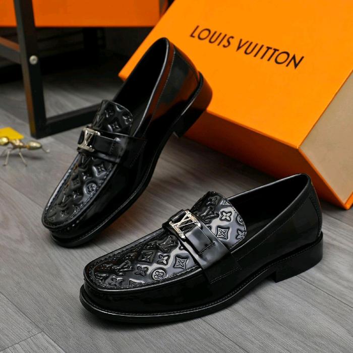 SEPATU CASUAL LOAFER PRIA IMPORT LV'7512 BRANDED MIRROR