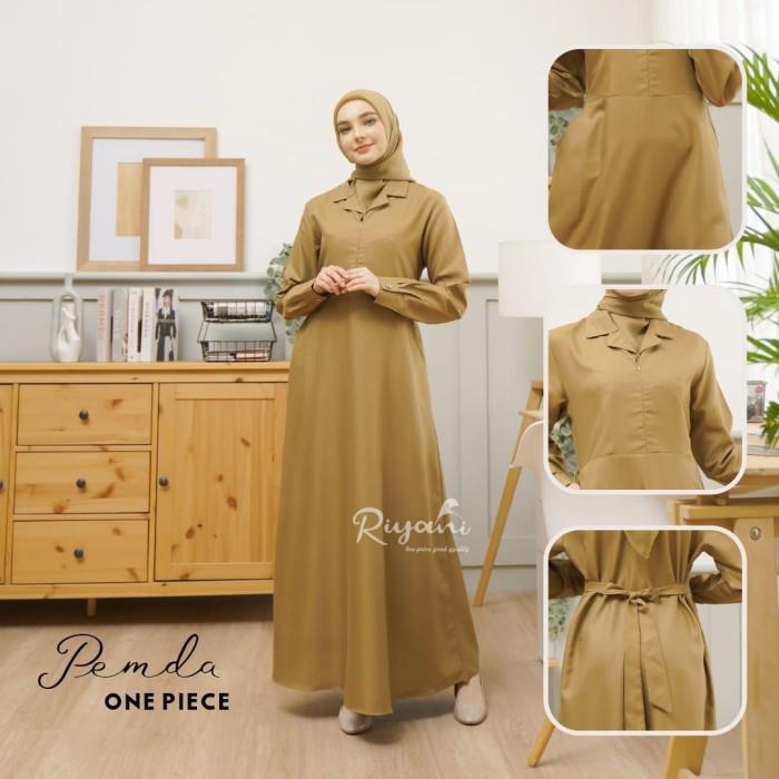 Diskon Pemda One Piece by Riyani/gamis pemda/baju pemda hamil/seragam pemda