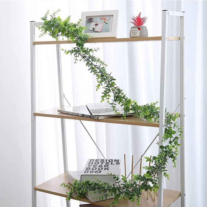 Daun Eucalyptus Rambat Daun Plastik Artificial Dekor Dekorasi Rumah Vine Daun Rambat Artificial
