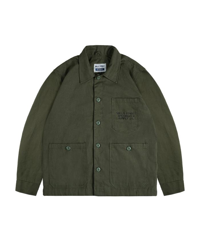 BULLS SYNDICATE Deck Jacket | Castellanos Green Army
