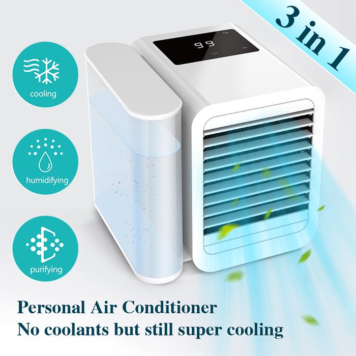 1000ml Portable Air Conditioner Fan Wet Curtain Evaporative Air