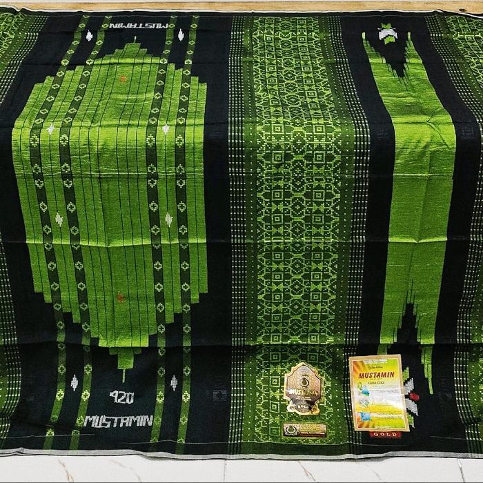 Spesial Sarung Full Songket Mustamin 420 Bahan Sutra Mesres