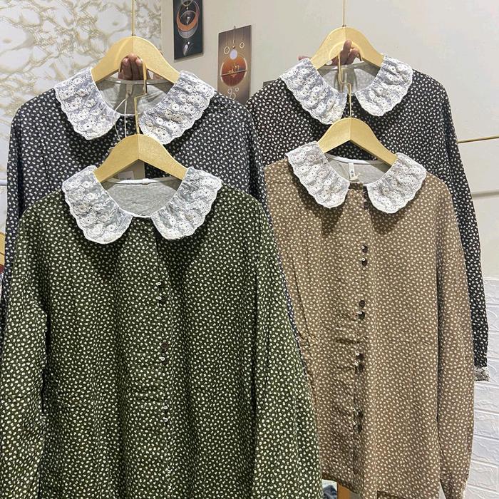 BLUS NAZLA RENDA IMPORT Wanita Motif