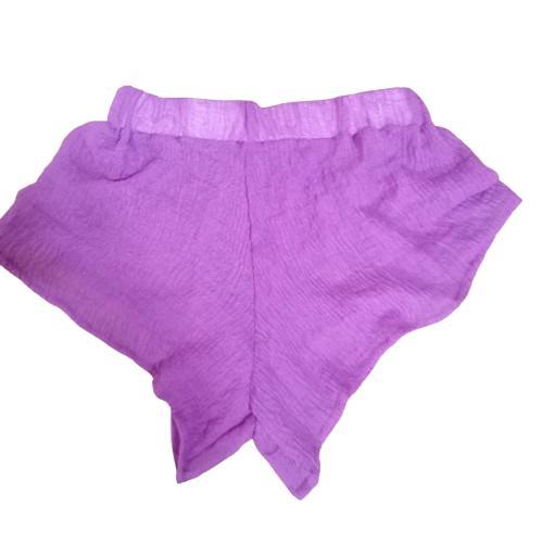 Celana Pendek Wanita Ukuran One Size Bahan Polyester Solid Warna Motif Polosan Model Shortpants 1325