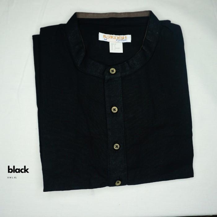 Promo ARAHMANDA BAJU KOKO LINEN BURDAH 11 WARNA LENGAN PENDEK BERKUALITAS COD