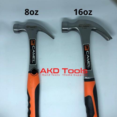 Palu Kambing Gagang Besi "CAMEL" 8oz - 16oz | Claw Hammer