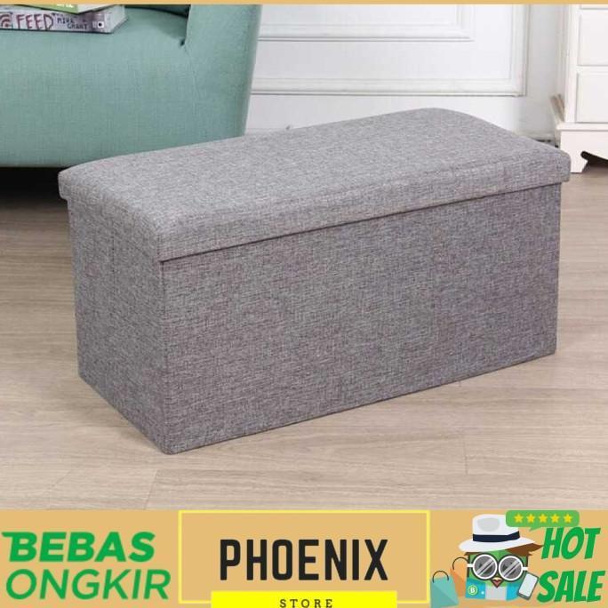 (Cooger) Sofa Kotak Besar Penyimpanan Barang Foldable Storage Box Multifungsi