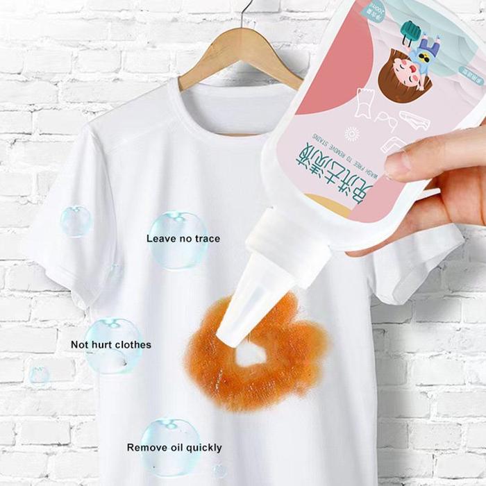 2/1PCS Clothes stubborn oil stains decomposer Clothes stubborn