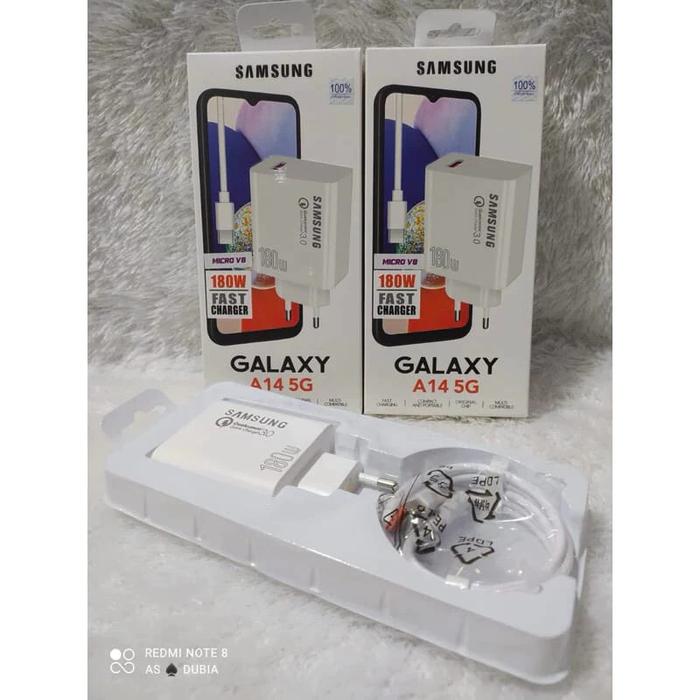 Charger samsung A14 180w fast charging