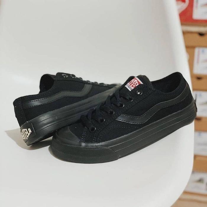 (ORIGINAL) VENTELA PUBLIC LOW ALL BLACK 100% ORIGINAL Full Black - Sepatu Sekolah Ventela Pria Wanit