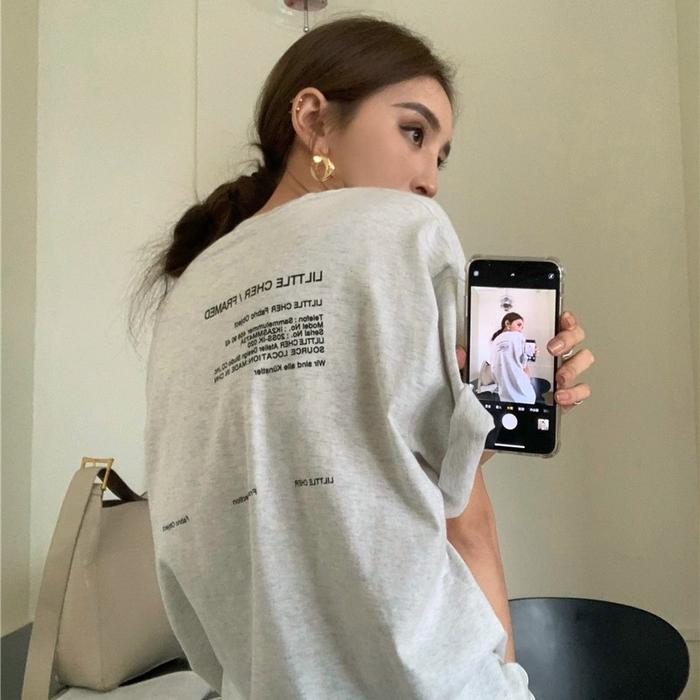 Ssmy DT380 Kaos U Women's Oversize Katun Tshirt Unisex Premium