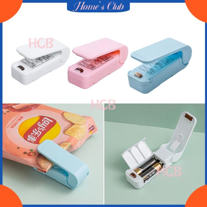 HCB Hand Sealer Mini / Perekat Snack Makanan / Mini Hand Sealer Perekat Plastik Clip Klip Seal Segel