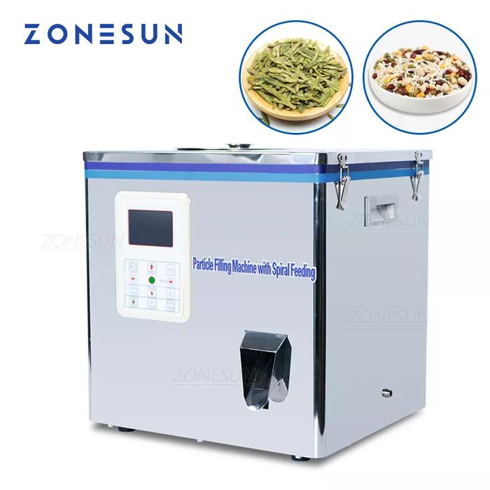 ZONESUN Tea Packaging Machine Sachet Filling Machine Can Filling
