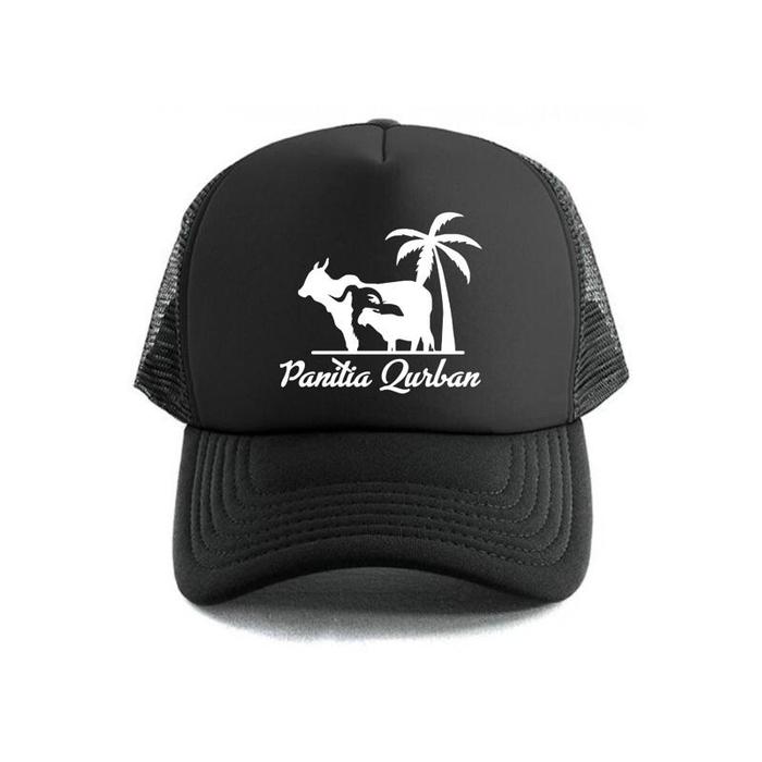 Topi Trucker Jaring Hat Cap Distro Panitia Qurban Kurban Idul adha kambing sapi Bisa Nama Masjid mus