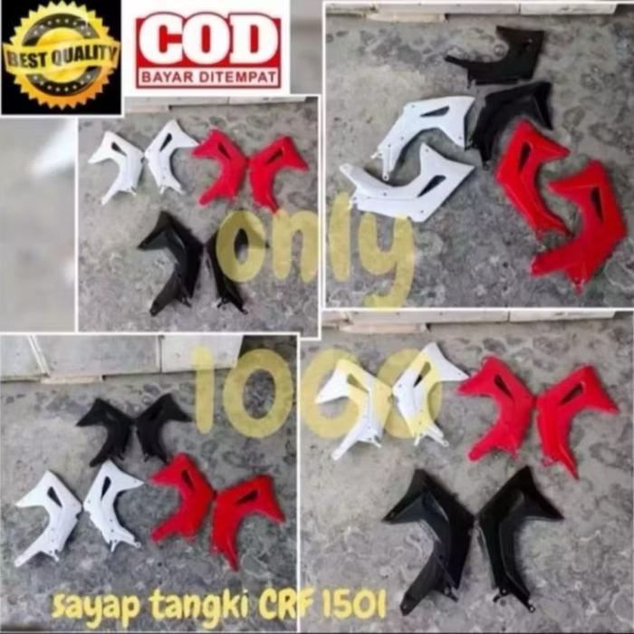 SAYAP TANGKI CRF 150 L LEGSHIELD COVER BODY DEPAN CRF150L TRAIL SUPERMOTO MOTOCROSS