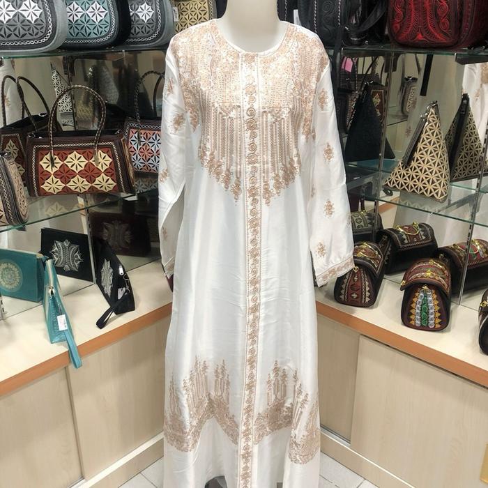 Gamis Abaya Motif Aceh Elegan ukuran M,L,XL