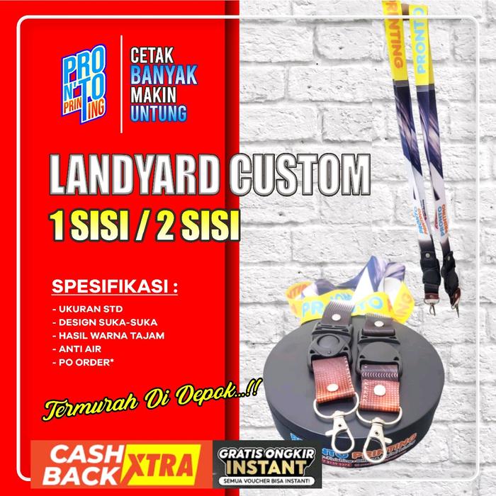 Pronto Printing Cetak Lanyard Custom ( 1 sisi/2 sisi)