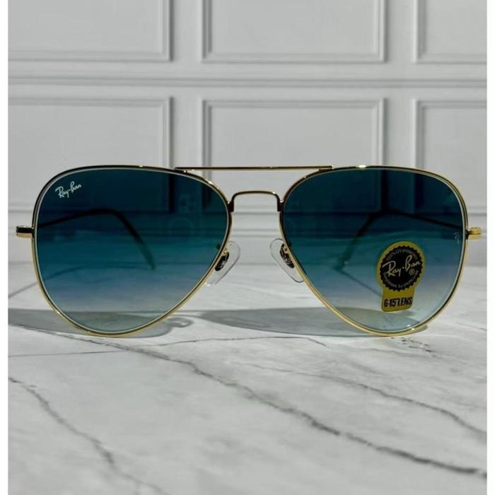Kacamata RayBan Pria / Wanita Aviator RB3026 Blue Gradient Original
