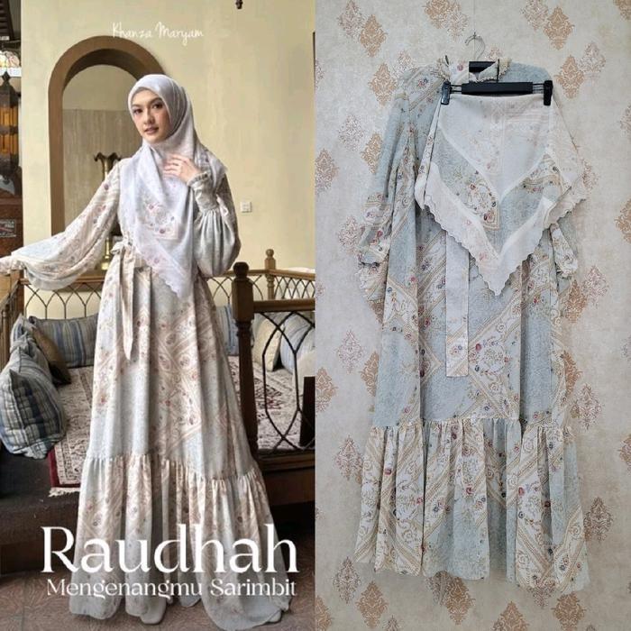 [Khanza Maryam] Gamis Syari Premium Sale Ambyar By Khanza Maryam
