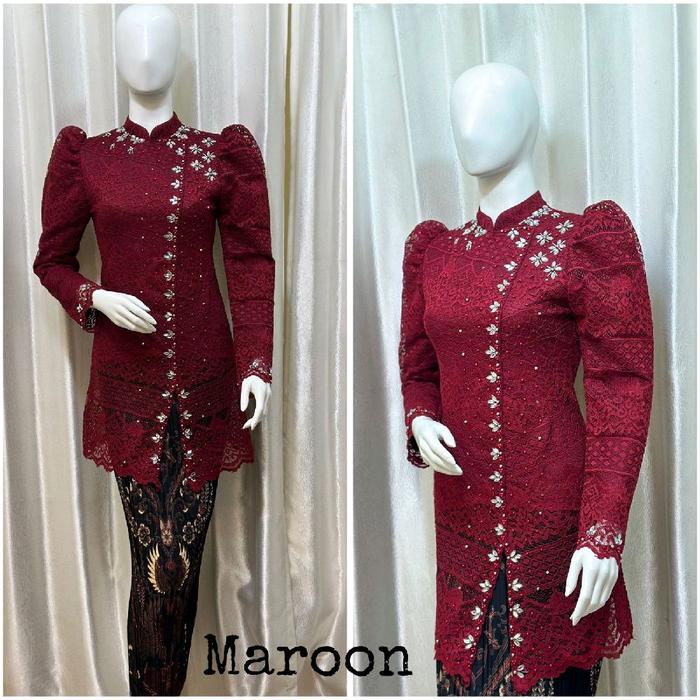 Kebaya Brokat VANIA //Casual Brokat/Kebaya Tunik Modern 2025/Kebaya Modern Wanita Terbaru 2025//Keba
