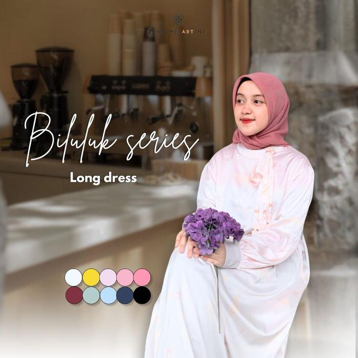 gamis biluluk / gamis / gamis silk / gamis silky / silky dress