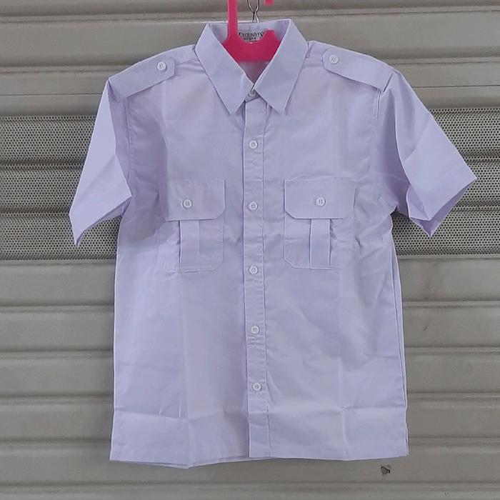 Kemeja PDH PDL Bordir Custom Baju PDH PDL Bordir Custom Putih