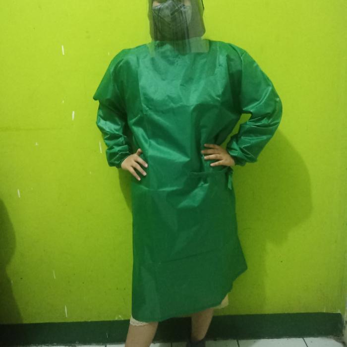 PREMIUM (READY) terjamin Baju surgical gown/baju ok/bedah bahan parasut impor bisa dicuci terlaris