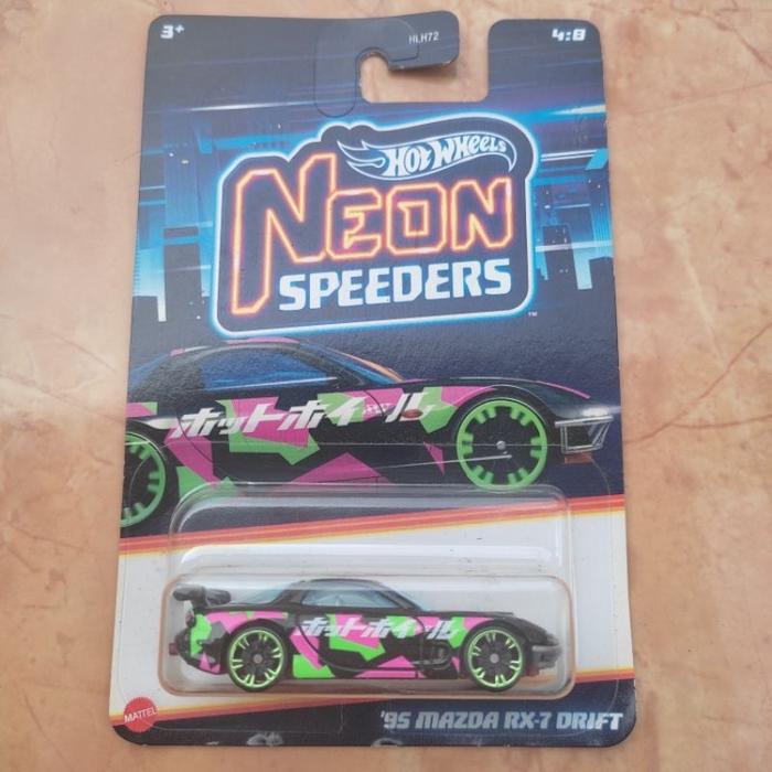 Hot Wheels 95 MAZDA RX 7 DRIFT Neon Speeders RX7