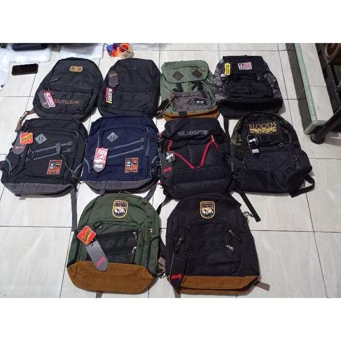 Bagpack Bloods 100% Original (Free Stiker) Bisa Cod
