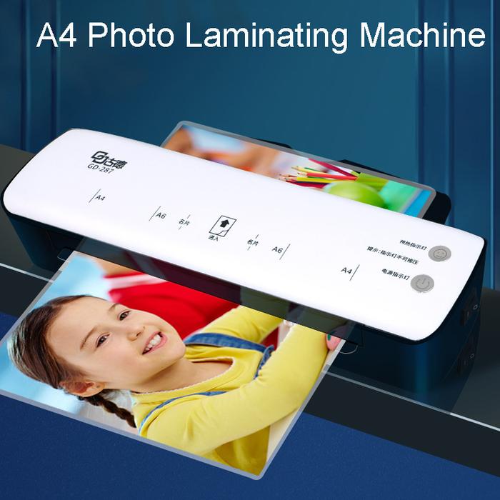 A4 Laminating Machine Photo Document Office Thermal Laminator Packaging Plastic Film Roll Laminator