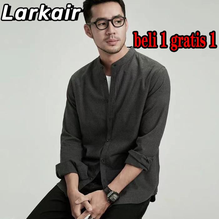 Diskon 70% untuk grosir Kemeja Pria Lengan Panjang Sapporo Polo Long Sleeve M-3XL