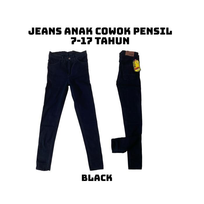 Celana Panjang Jeans Anak Remaja Tanggung Laki Cowo Cowok Pensil Skinny Slimfit Slim Fit Stretch Str