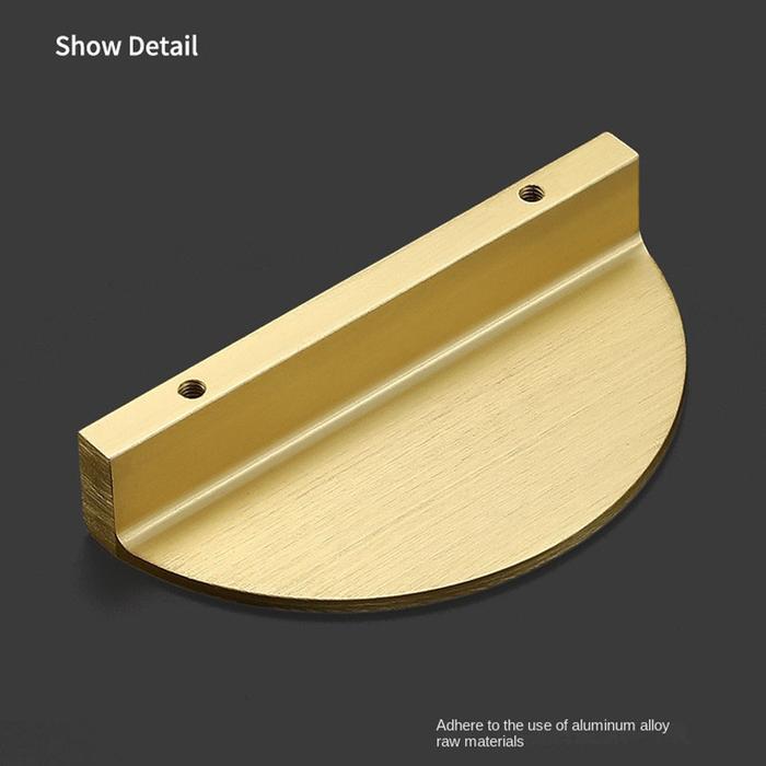 Tarikan Laci Semi Circular Handle Lemari Minimalis Tarikan Laci Aluminium Handle Setengah Lingkaran