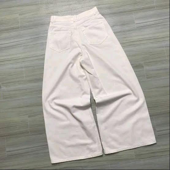 Celana Panjang Jeans wanita gu unq Wide Jeans