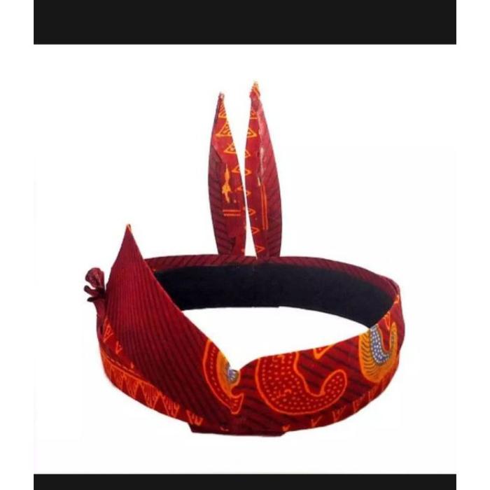 PROMO Udeng Sakera Instan Siap Pakai / Udeng Madura Instan Bolong / Udeng Jaranan Ikat Kepala Siap P