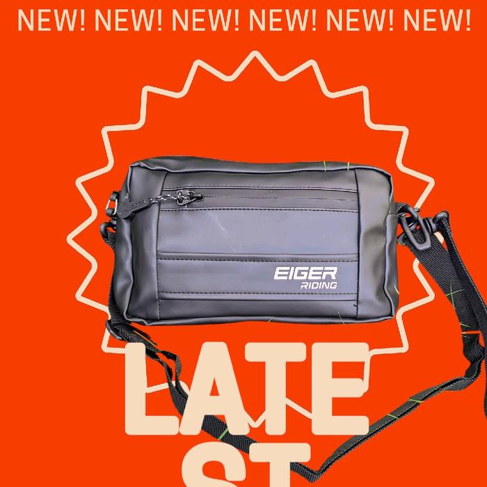 Eiger Riding Tas Selempang Pria dan Wanita Model Simpel Elegan Desain Modern Waterproof  Slingbag