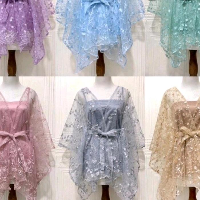 outher brukat tile mutiara modis elegan untuk pesta