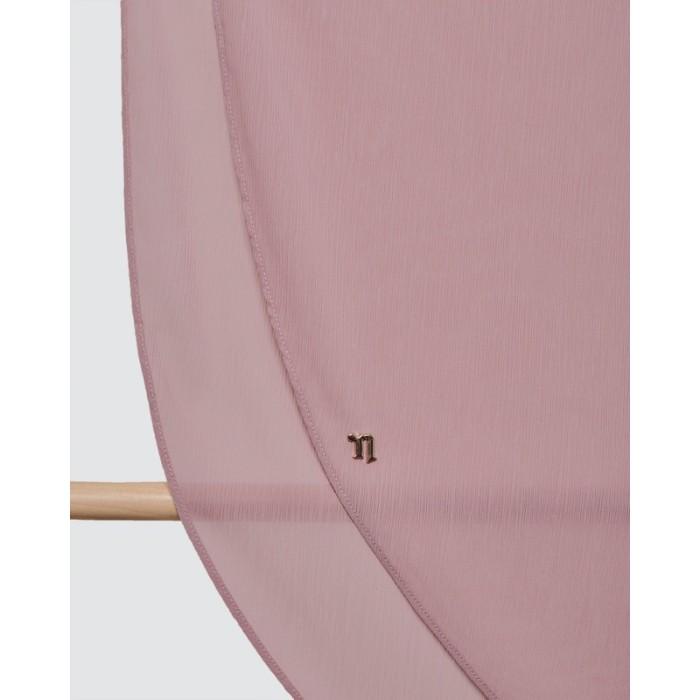 LINIA LINE CHIFFON SHAWL HIJAB PASHMINA by NAELOFAR - Dusty Blush