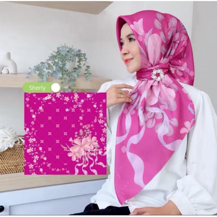 ABUBAYA PANEL Hijab Voal Bamboo Luxury 3D