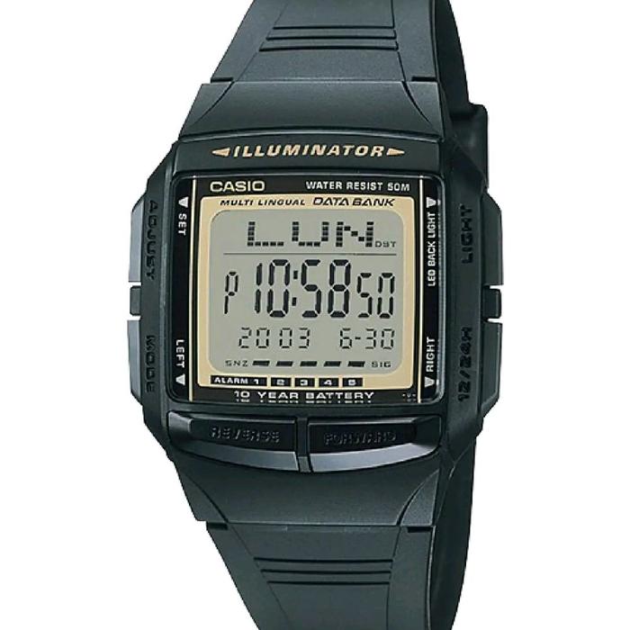Jam Tangan Casio General Digital DB-36 Data Bank Original